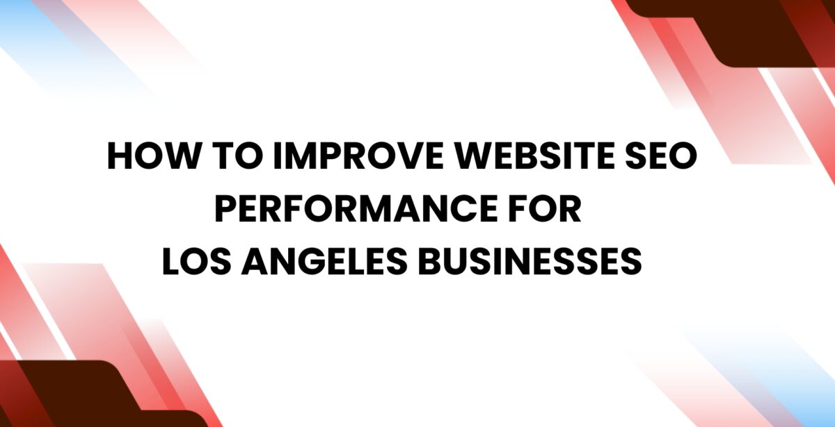 How to Improve Website SEO Performance
