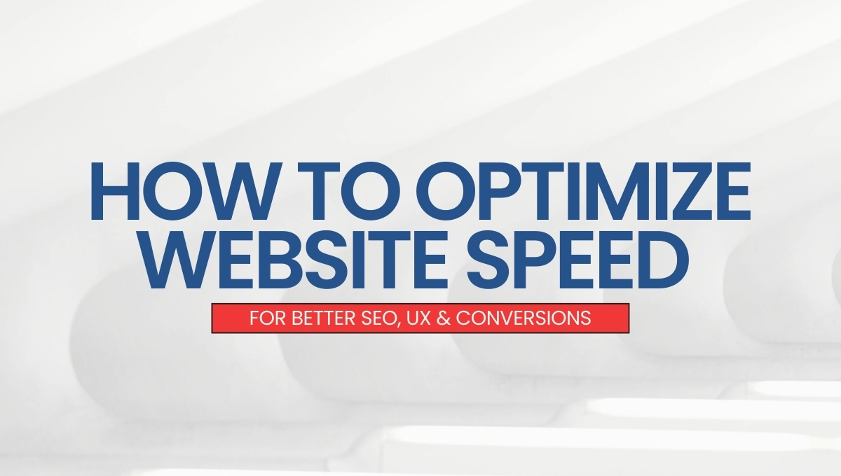 how to optimize website speed